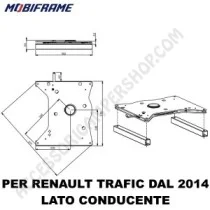 Piastra Girevole per Renault Trafic e Fiat Talento | Accessoricampershop.com