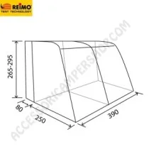 Tenda Veranda Gonfiabile Tour Ponza 390 per Camper | Accessoricampershop.com