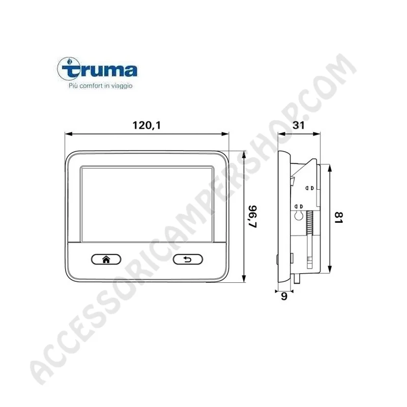 Stufa Boiler Truma Combi 4DE Diesel Elettrico | Accessoricampershop.com