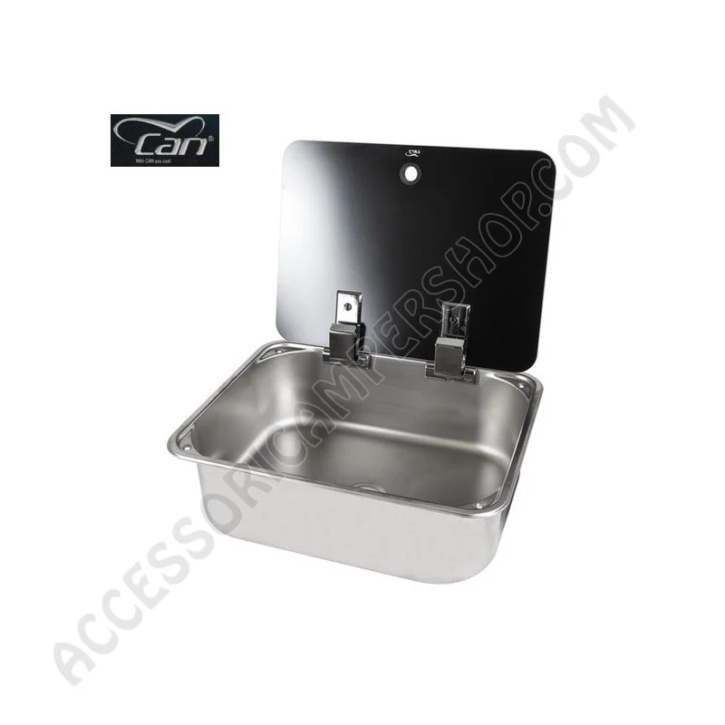 Lavello Inox Rettangolare 375x300 mm | Accessoricampershop.com