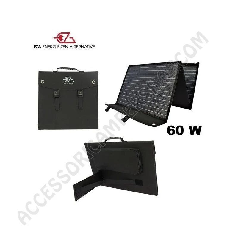 Pannello Solare Portatile 60W Pieghevole | Accessoricampershop.com