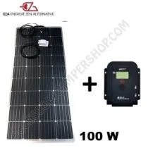 Kit Pannello Solare Flessibile 100W con Regolatore MPPT | Accessoricampershop.com