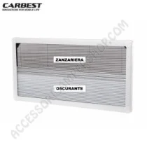 Oscurante Zanzariera Carbest per Finestra Camper | Accessoricampershop.com