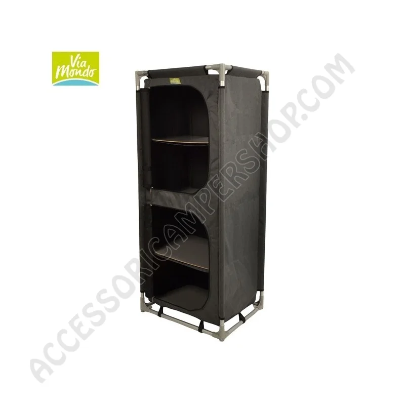Armadio Mobile Ripostiglio 4 Ripiani per Campeggio | Accessoricampershop.com