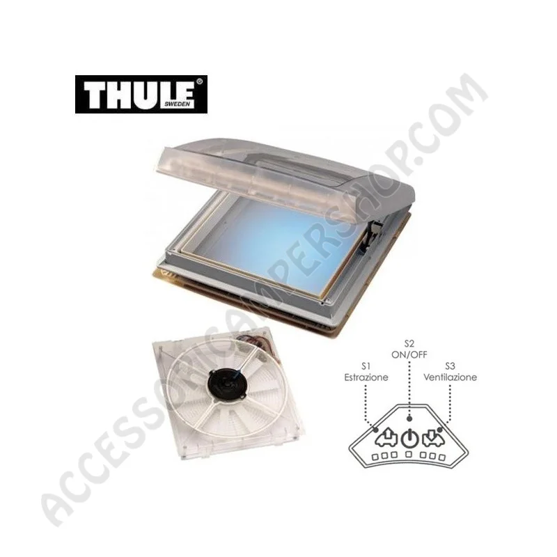 Oblò Thule Vent Motorizzato per Camper | Accessoricampershop.com