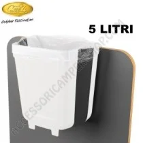 Pattumiera pieghevole 5 litri per camper | Accessoricampershop.com