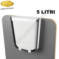 Pattumiera pieghevole 5 litri per camper | Accessoricampershop.com