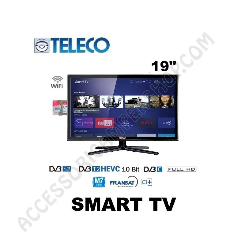 SMART TV 19'' Android per Camper e Caravan | Accessoricampershop.com