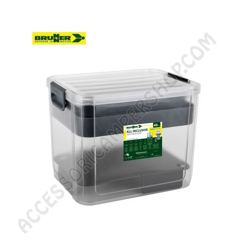 Set Stoviglie 40 Pezzi Melamina Elegante | Accessoricampershop.com