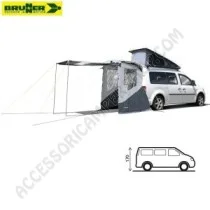 Tendalino Veranda per Porta Posteriore VW Caddy 5 | Accessoricampershop.com