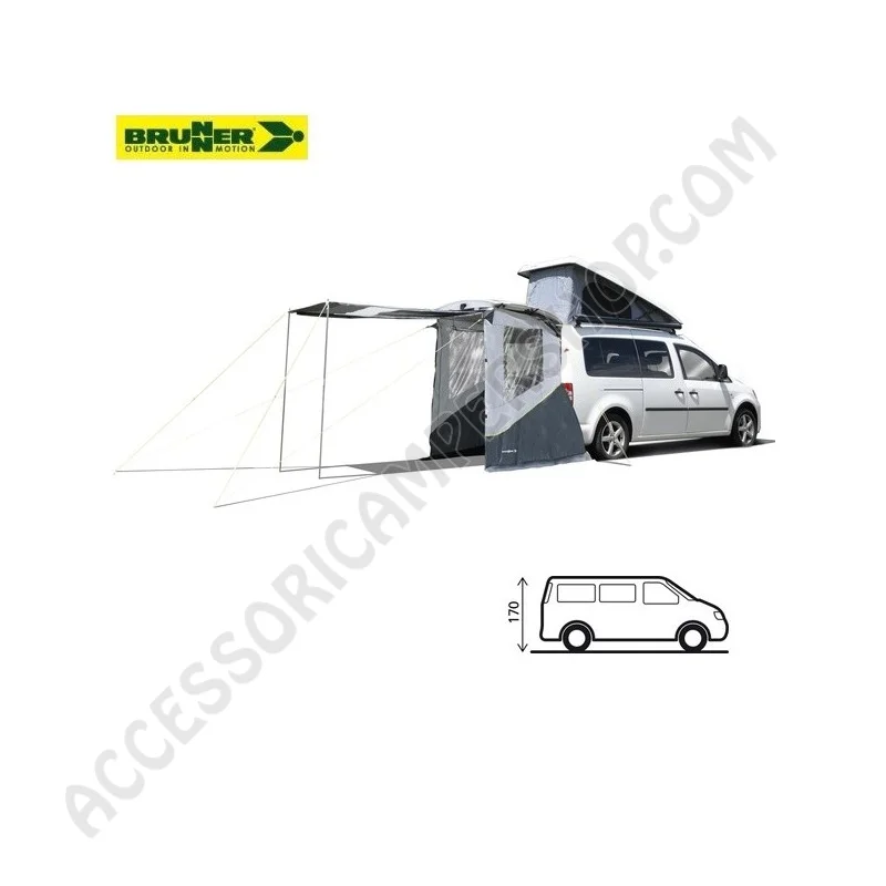 Tendalino Veranda per Porta Posteriore VW Caddy 5 | Accessoricampershop.com
