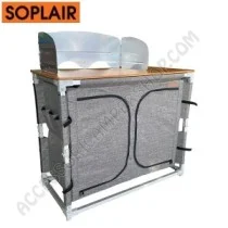 Mobile Porta-Fornello con Dispensa per Campeggio | Accessoricampershop.com