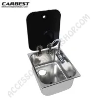 Lavello Carbest Inox Rettangolare per Camper | Accessoricampershop.com