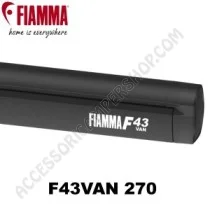 Tendalino Fiamma Arganello F43VAN 270 Deep Black | Accessoricampershop.com