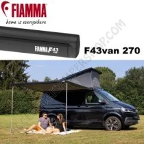 Tendalino Fiamma Arganello F43VAN 270 Deep Black | Accessoricampershop.com