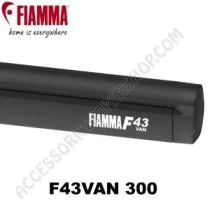 Tendalino Veranda Fiamma F43VAN 300 Deep Black | Accessoricampershop.com