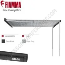 Tendalino Veranda Fiamma F43VAN 300 Deep Black | Accessoricampershop.com