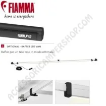 Tendalino Veranda Fiamma F43VAN 300 Deep Black | Accessoricampershop.com