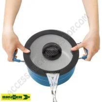 Popote in Alluminio Antiaderente Brunner 7+1 | Accessoricampershop.com