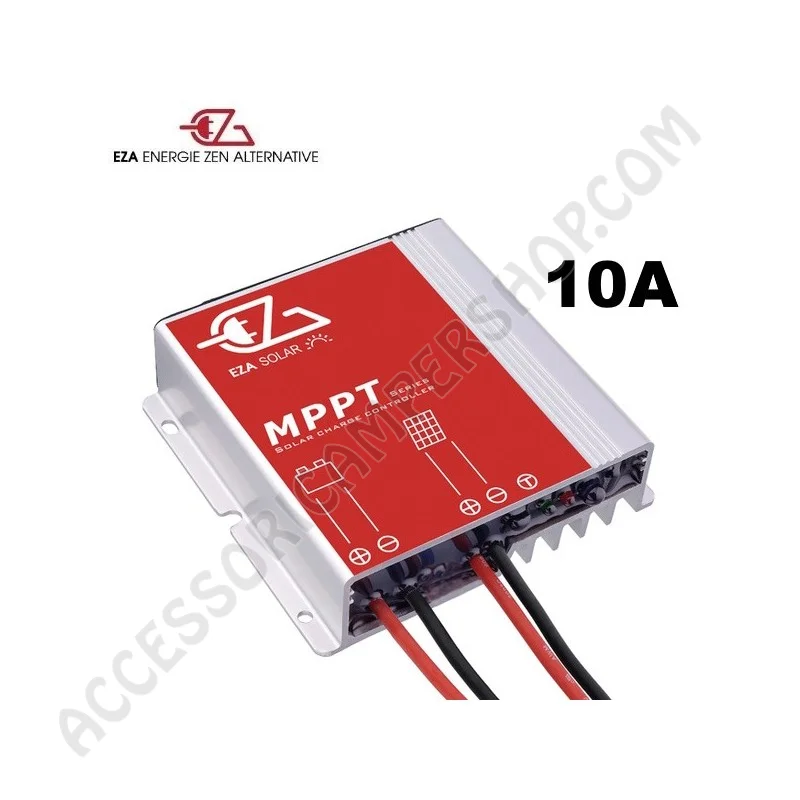 Regolatore di carica solare EZA LED MPPT 10A | Accessoricampershop.com