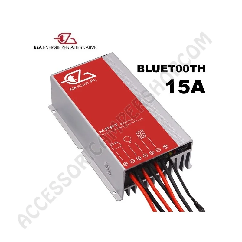 Regolatore di Carica Solare EZA LED MPPT 15A | Accessoricampershop.com