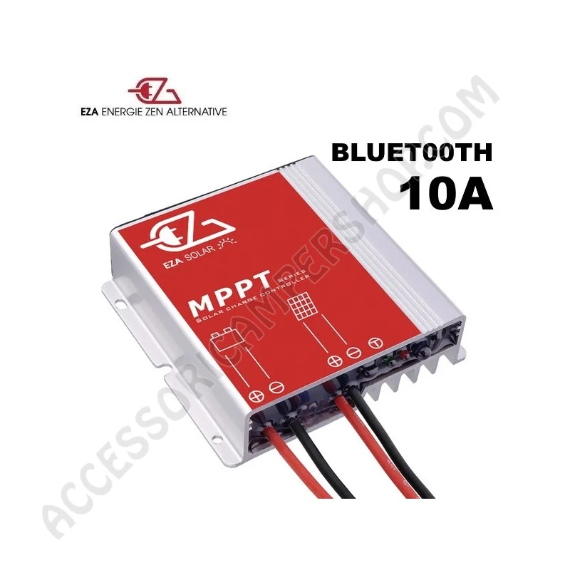 Regolatore Carica Solare MPPT 10A Bluetooth | Accessoricampershop.com