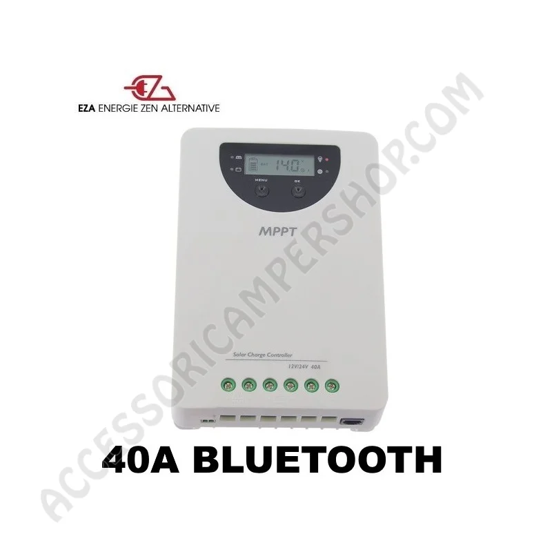 Regolatore Carica Solare EZA LCD MPPT 40A | Accessoricampershop.com