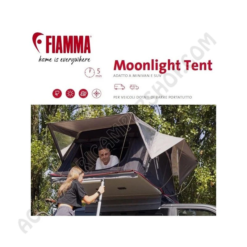 Tenda da tetto Moonlight Tent 140 Fiamma 2024 | Accessoricampershop.com