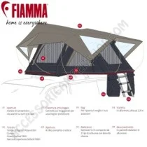 Tenda da tetto Moonlight Tent 140 Fiamma 2024 | Accessoricampershop.com