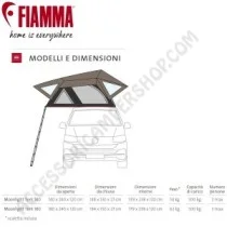 Tenda da tetto Moonlight Tent 140 Fiamma 2024 | Accessoricampershop.com