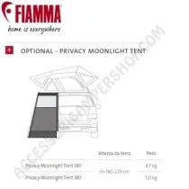 Spogliatoio Multiuso Privacy Moonlight Tent 140 | Accessoricampershop.com