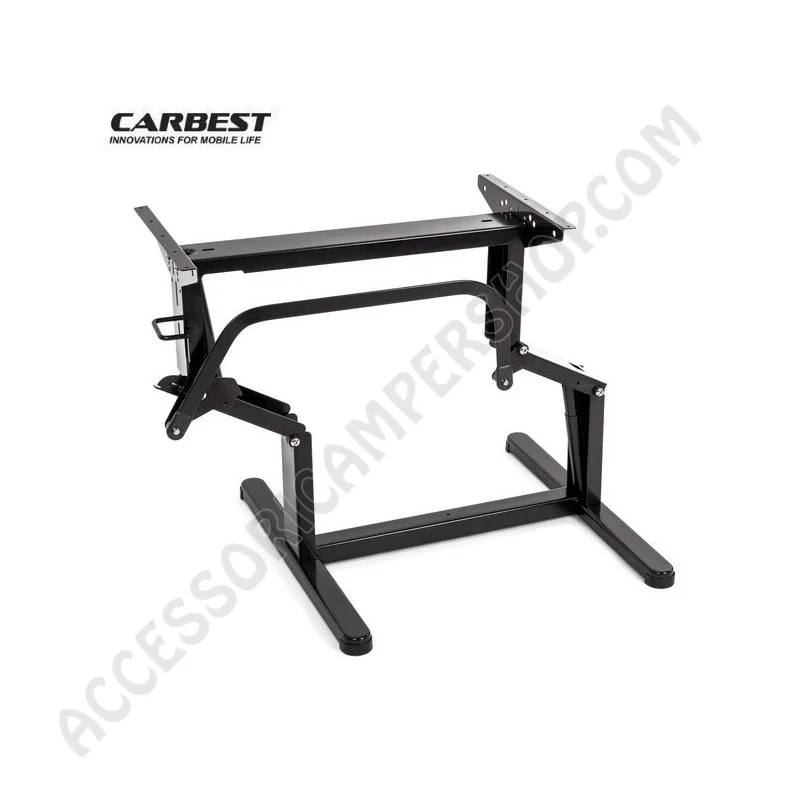 Telaio Tavolo Elevatore Nero Carbest | Accessoricampershop.com