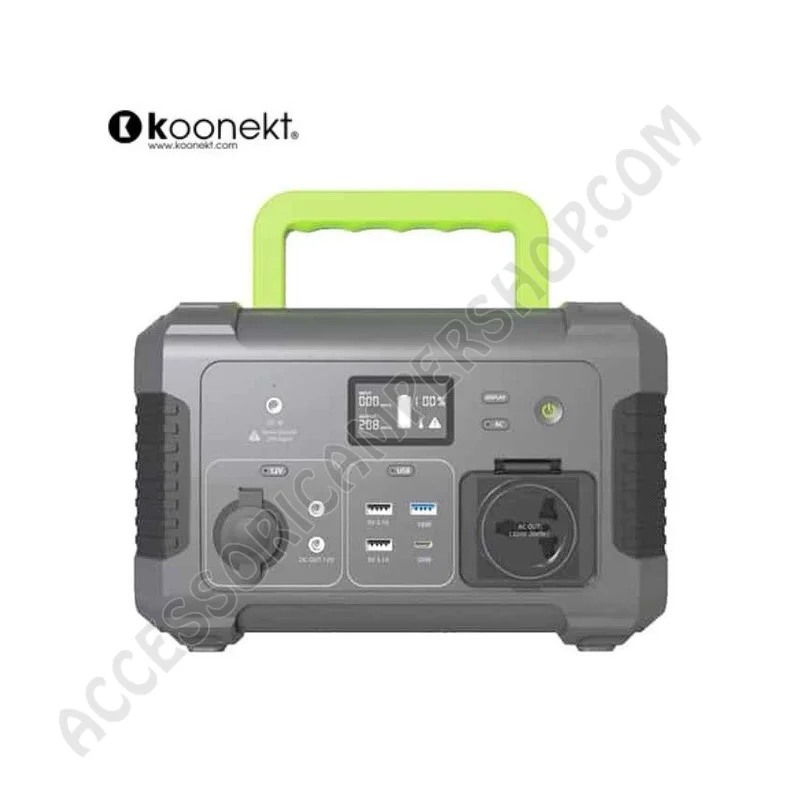 Stazione Energia Litio Portatile Powerstation Koonekt 500 | Accessoricampershop.com