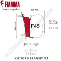 Kit Ford Transit H3 per Tendalini Fiamma F45 | Accessoricampershop.com