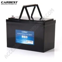 Batteria Litio 100Ah Carbest per Camper | Accessoricampershop.com