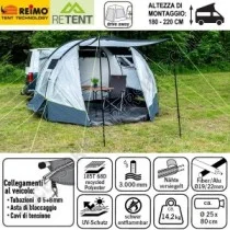 Tenda veranda autoportante TOUR EASY RE-TENT | Accessoricampershop.com