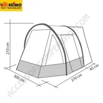 Tenda Veranda Laterale Tour Easy Young 2 | Accessoricampershop.com