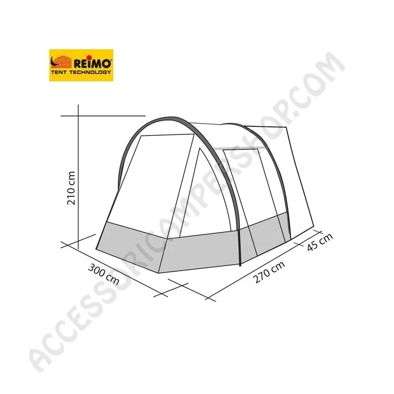 Tenda Veranda Laterale Tour Easy Young 2 | Accessoricampershop.com