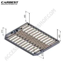 Set Letto Basculante Elettrico Carbest per Furgonati | Accessoricampershop.com