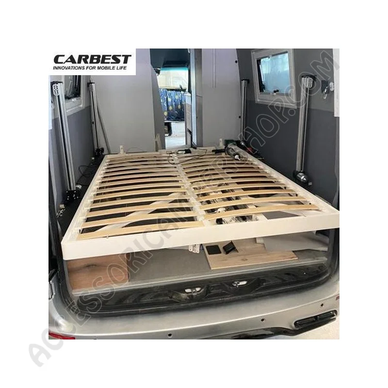Set Letto Basculante Elettrico Carbest per Van | Accessoricampershop.com