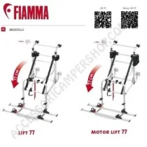 Porta-bici Fiamma Carry-Bike Motor Lift 77 | Accessoricampershop.com