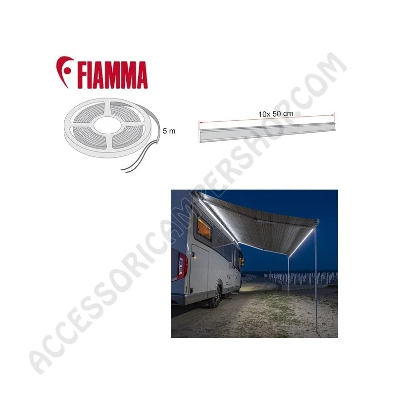 Kit LED Strip Awning F80 Fiamma per Tendalini | Accessoricampershop.com