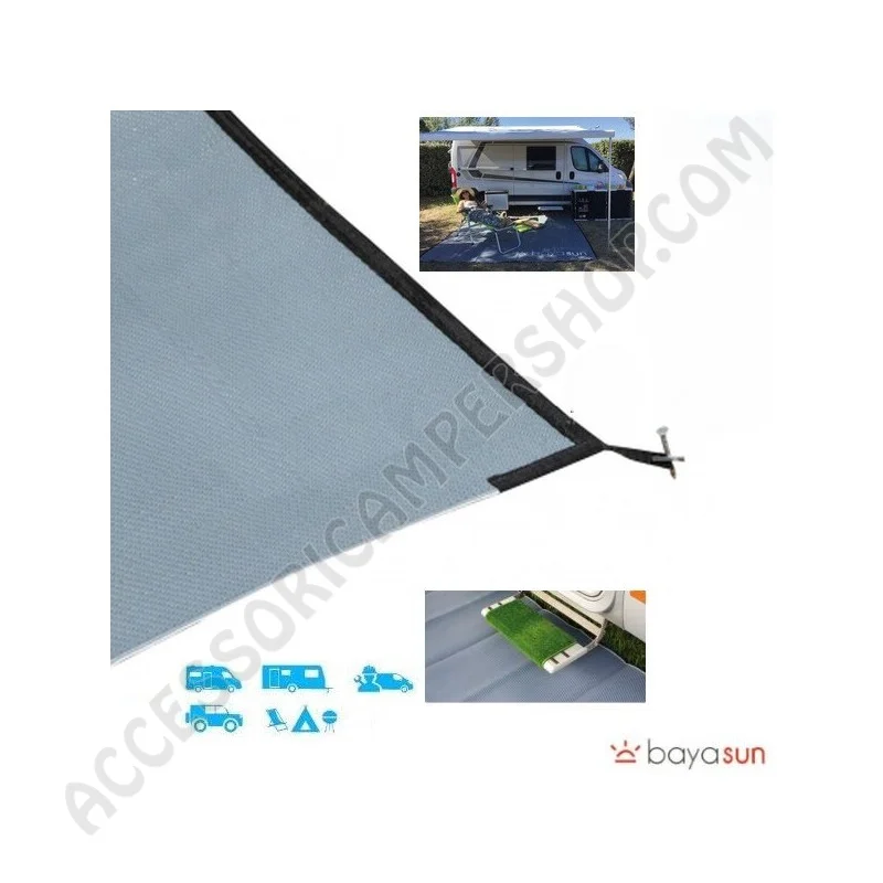 Stuoia FLOOR MAT GREY BAYASUN per camper | Accessoricampershop.com