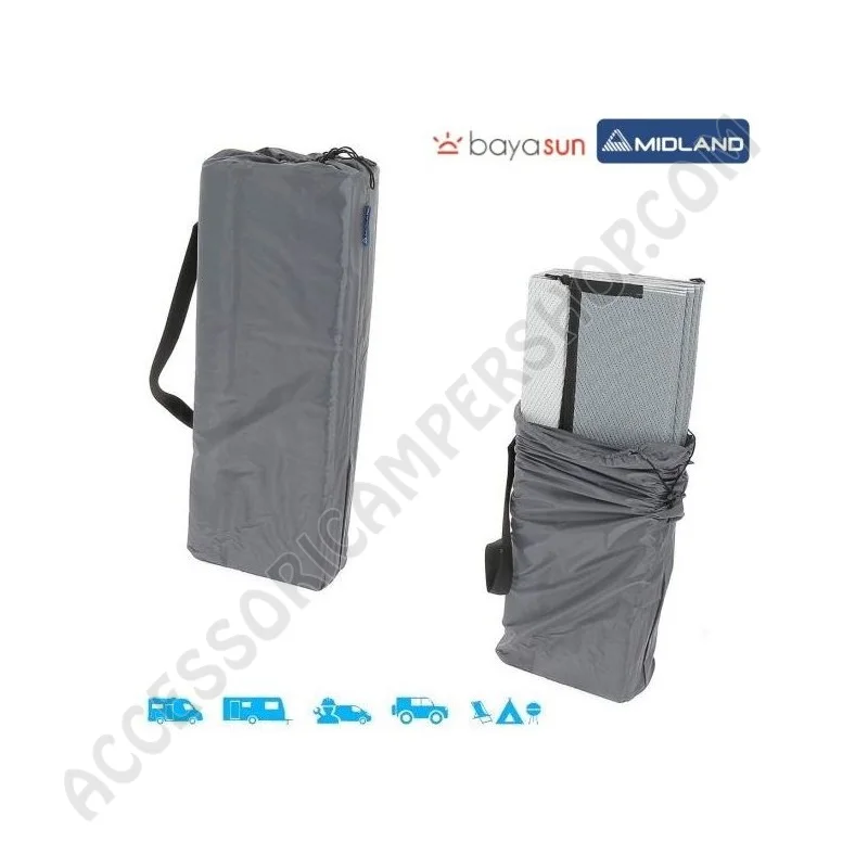 STUOIA FLOOR MAT MIDLAND BAYASUN PER TENDALINI E VERANDE DI VAN CAMPER CARAVAN E MOTORHOME