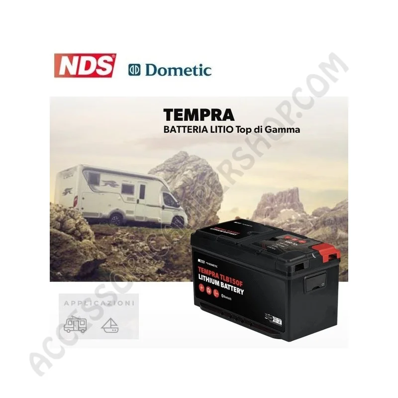 Batteria Litio 100AH Riscaldata per Camper | Accessoricampershop.com