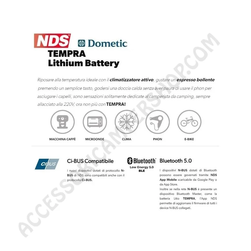 Batteria Litio 150AH per Camper e Barche | Accessoricampershop.com