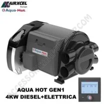 Stufa Combinata Aqua-Hot Gen1 4KW Diesel e Elettrica | Accessoricampershop.com