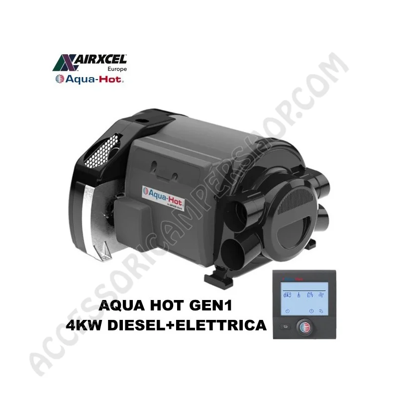Stufa Combinata Aqua-Hot Gen1 4KW Diesel e Elettrica | Accessoricampershop.com