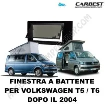 Finestra A Battente Carbest per Volkswagen T5/T6 | Accessoricampershop.com