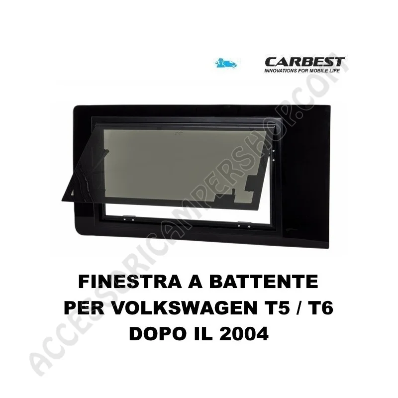 Finestra A Battente Carbest per Volkswagen T5/T6 | Accessoricampershop.com